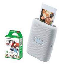 Fujifilm Instax Mini Link Beyaz 10'lu Mini Film ve Akıllı Telefon Yazıcısı