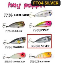 Fujin FT04 Tiny Popper Mini LRF Popper Silver Suni Yem