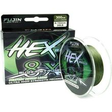 Fujin Hex Braid X8 300MT 0,16 mm Moss Green Pe İp Misina