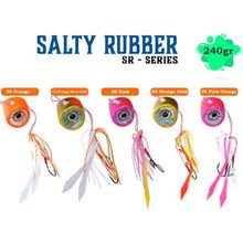 Fujin Salty Rubber 240 gr Tai Rubber Set 05 Orange 3D Eye SR02 Suni Balık Yemi