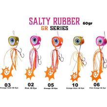 Fujin Salty Rubber 60 gr Tai Rubber Set 03 Orange Gold 3d Eye Suni Balık Yemi