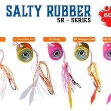 Fujin Salty Rubber 60 gr Tai Rubber Set 05 Orange 3d Eye SR02 Suni Balık Yemi