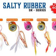 Fujin Salty Rubber 60 gr Tai Rubber Set 06 Pink Orange SR12 Suni Balık Yemi
