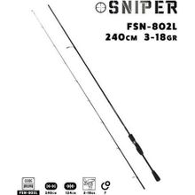 Fujin Sniper 240 cm 3-18 gr Light Spin Kamış
