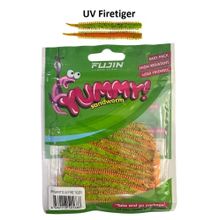 Fujin Yummy Sandworm UV Firetiger 7 cm 20 Adet LRF Silikonu