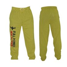 Full Power Gym Sarı Erkek Alt Spor Eşofman