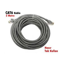 Fully 2 m CAT6 Hazır Fişli Tak Kullan Kablo