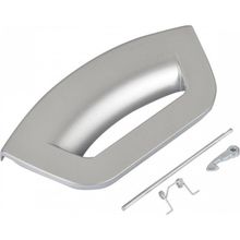 FullYedek Ariston FMF923 Metalik Gri Mandal Çamaşır Makinesi Kapak Mandalı