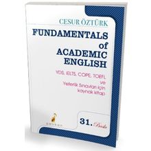 Fundamentals Of Academic English-Pelikan Yayınları