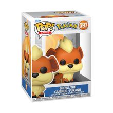 Funko Pop Games Pokemon Growlithe Caninos Fukano Aksiyon Figürü