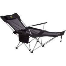 Funky Chairs Lazy 3 Plus Siyah Yatabilen Kamp Sandalyesi