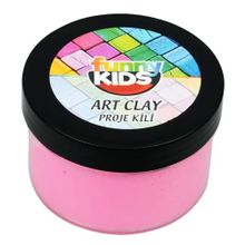 Funny Kids Art Clay Pembe 40 cc Proje Kili
