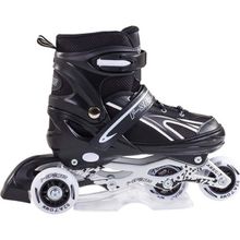 Furkan Toys F-Sports Ayarlabilir 2+2 Işıklı Metal Siyah Alıştırma Pateni