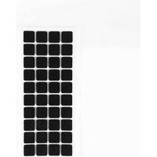 Furndiy 20x20 mm Siyah 40 Parça Kendinden Yapışkanlı Kare Keçe