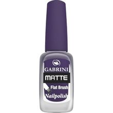 Gabrini Matte Flat Brush Mor 13 ml Oje