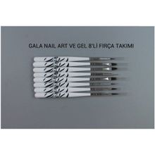 Gala Professional 8'li Lüks Zebra Fırça Takımı