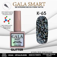 Gala Smart K65 10 ml Glitter Kalıcı Oje