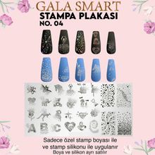 Gala Smart Stampa Plaka No:4 Sticker