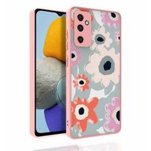 Galaxy M23 Desenli Kamera Korumalı Parlak Nora Kapak Kılıf