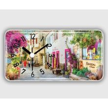 Galaxy Mıknastıslı Alaçatı Hatırası Desenli Buzdolabı Saati 16,5 x 8,5 cm