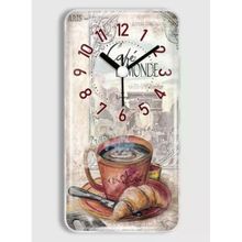 Galaxy Mıknastıslı Kahve Keyfi Desenli Buzdolabı Saati 16,5 x 8,5 cm