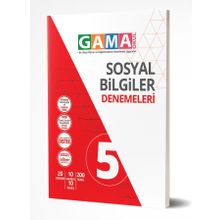 Gama Yayınları 5. Sınıf Sosyal Bilgiler Denemeleri