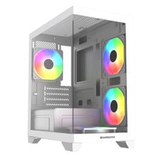 GameBooster GB-M6001 Rainbow Fanlı 600 W Micro ATX Gaming Bilgisayar Kasası