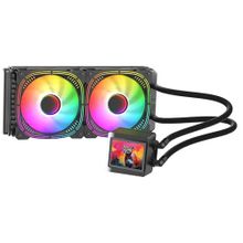 Gamepower Skadi Elite LCD 240 ARGB 240 mm AM5 ve LGA1700 Uyumlu Sıvı İşlemci Soğutucu