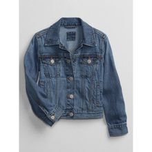 Gap Kız Çocuk Mavi Icon Denim Washwell™ Ceket