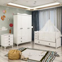 Garaj Home Melina Bebek Odası Takımı Yatak ve Pembe Kombinli Uyku Seti