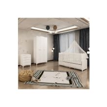 Garaj Home Melina Yıldız 3 Kapaklı Bebek Odası Takımı