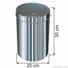 Garanti Metal 1321 12 lt Dokunmatik İtme Kapaklı Çöp Kovası