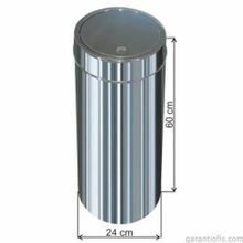 Garanti Metal 1324 27 lt Dokunmatik İtme Kapaklı Çöp Kovası