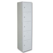 Garanti Metal 5 Gözlü Gri Öğretmen Öğrenci Dolabı