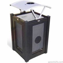Garanti Metal 7604 65 lt Modern Bahçe Tipi Çöp Kovası