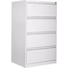 Garanti Metal 84x62x133 h Dört Geniş Çekmeceli Metal Kartoteks Askılı Dosya Dolabı