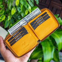 Garbalia Carole Hardal Sarısı Unisex Cüzdan