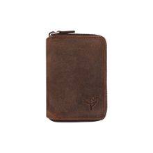 Garbalia Fargo Vintage Kahverengi Deri Unisex Cüzdan