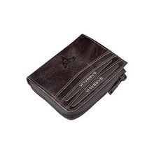 Garbalia Figo Gri Hakiki Deri Unisex Kartlık Cüzdan
