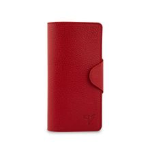 Garbalia Martha Kırmızı Deri Unisex Cüzdan