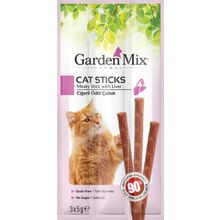 Garden Mix 3x5 gr 50'li Ciğerli Stick Kedi Ödülü