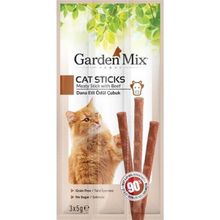 Garden Mix Dana Etli Tahılsız 3x15 gr Kedi Ödül Çubuğu