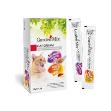Garden Mix Somonlu ve Ördekli Krema 24x15 gr Kedi Ödül Maması