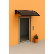 Gardenplast Cosmos 105x120 Siyah Kapı Pencere Üstü Pratik Sundurma