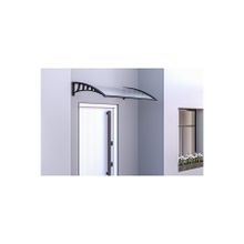 Gardenplast Crocus Kapı Pencere Üstü Pratik 80x120 cm Şeffaf Sundurma