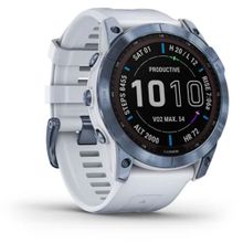 Garmin Fenix 7x Sapphire Multisport Dlc Titanyum Solar Mineral Mavi Akıllı Saat