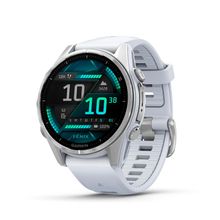 Garmin fenix 8 Amoled 43 mm Gümüş Beyaz Taşlı Akıllı Saat