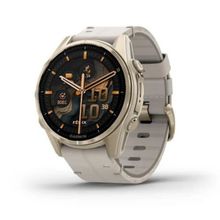 Garmin Fenix 8 Amoled Sapphire Soft Gold 43 mm Kireçtaşı Akıllı Saat