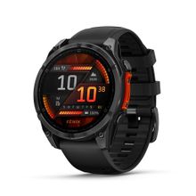 Garmin Fenix 8 Amoled Slate Gri 47 mm Siyah Akıllı Saat