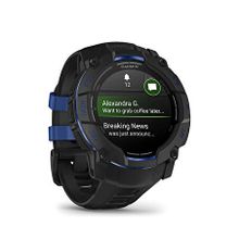 Garmin Instinct 3 50 mm Amoled Mavi Siyah Akıllı Saat